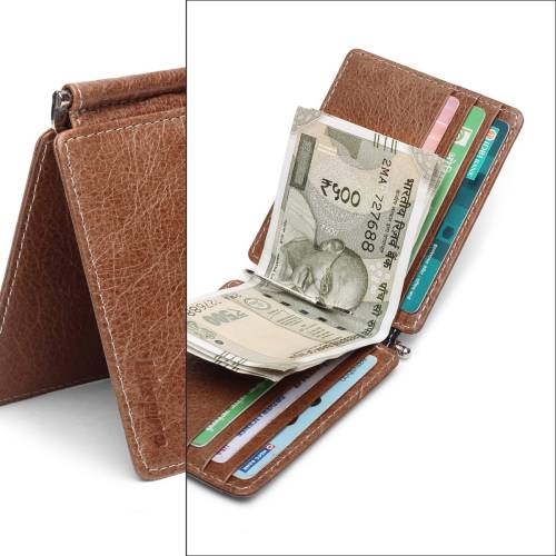 RFID Money Clip Leather Wallets  Manufacturers in Delhi